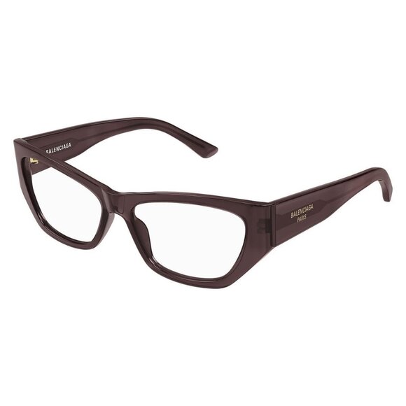 New Authentic  BALENCIAGA Red Cat Eye BB0372O 004 Glasses Women - Picture 1 of 5